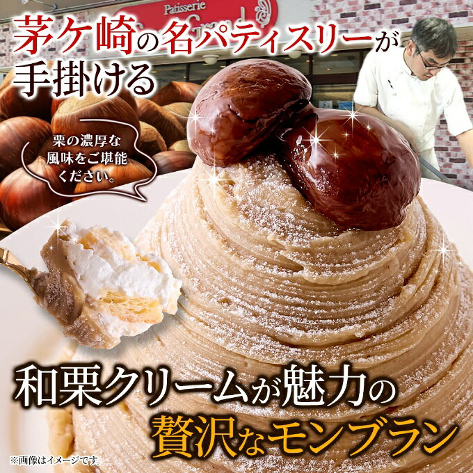 ヒマラヤ楽天市場店の【8月下旬発送】天然生活 ケーキ 和栗モンブラン4号 冷凍 SM00011591 【メーカー直送】【ご自宅配送限定】‥｜アングル2