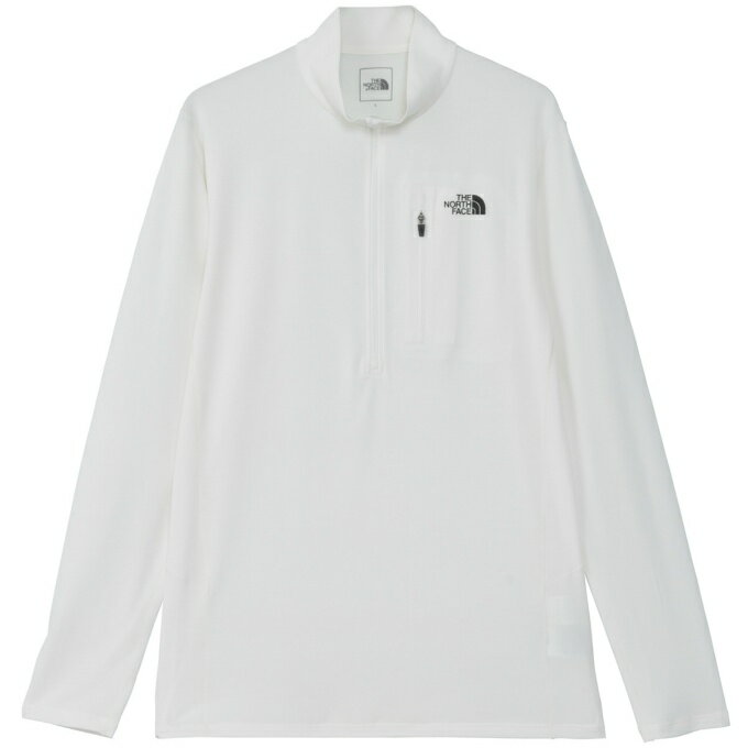 【条件達成で最大10万ポイント獲得のチャンス！4/20〜4/30】ザ・ノース・フェイス(THE NORTH FACE) Tシャツ 長袖 メンズ ロングスリーブフラッシュドライスリーディージップアップ NT12201-OW 【国内正規品】