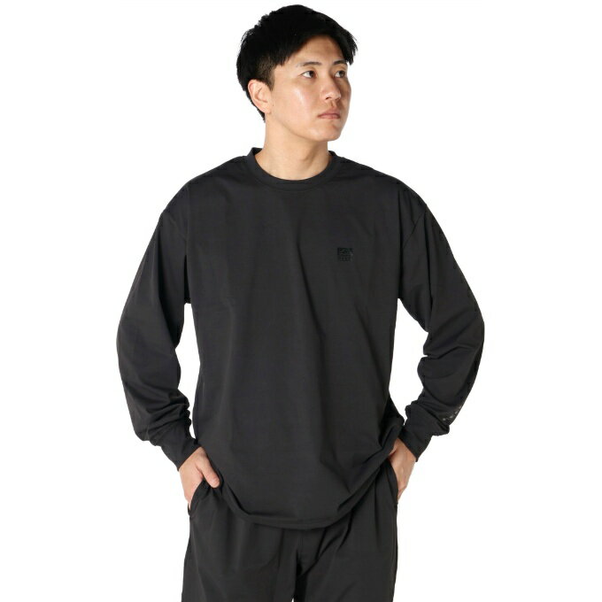 リーフ(REEF) ラッシュガード 長袖 メンズ 1POINT LOGORASH LS ワンポイント ロゴラッシュ ELY261024-BLK