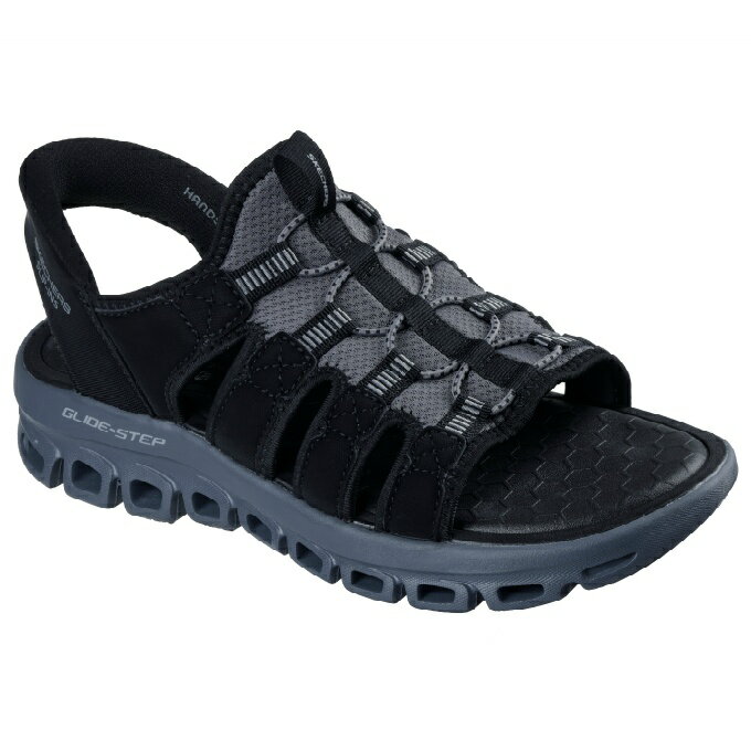 樂天商城 - スケッチャーズ SKECHERS ストラップサンダル メンズ SLP スリップイン GS サンダル 233381-BKCC