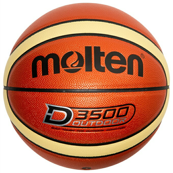 【全品対象10％OFFクーポン！9/4 20:00~9/11 1:59】モルテン molten バスケットボール 7号球 メンズ D3500 人工皮革 7号 B7D3500-2