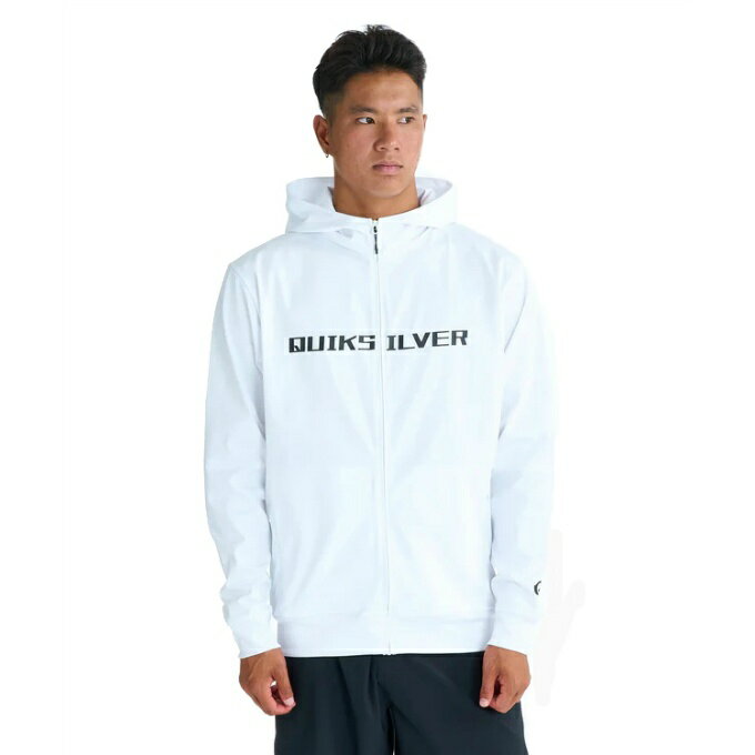 樂天商城 - クイックシルバー QUIKSILVER ラッシュガード 長袖 メンズ レディース DOUBLE SIDED QSMW ZIP HOODIE 長袖ラッシュガード QLY261010-WHT 【国内正規品】