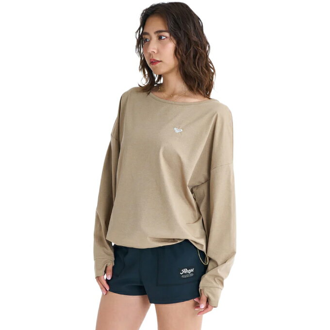 Rash Guards - ロキシー(ROXY) ラッシュガード 長袖 レディース LUMINA ラッシュプルオーバー RLY261029-BEG 【国内正規品】【2026年春夏モデル】