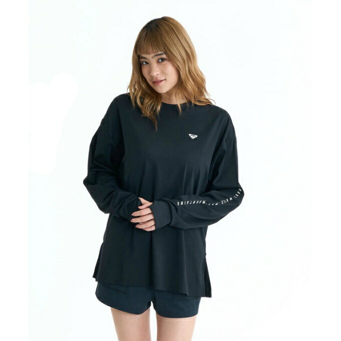 ロキシー ROXY ラッシュガード 長袖 レディース HISTORICAL LOGO L/S バックプリント 長袖ラッシュガード RLY261036-…