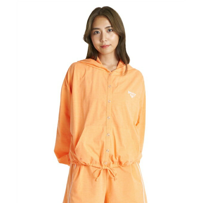 ロキシー ROXY ラッシュガード 長袖 レディース SALTY SQUAD HOODIE フード付きカーディガン RLY261127-ORG 【国内正…