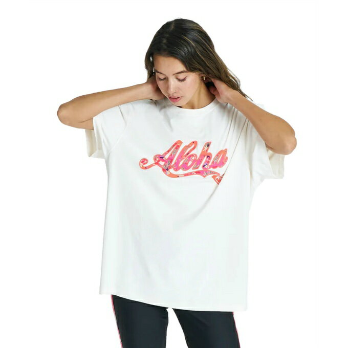 ロキシー(ROXY) ラッシュガード 半袖 レディース HIBISCUS COVE TEE ラッシュTシャツ RLY262022-NAT 【国内正規品】