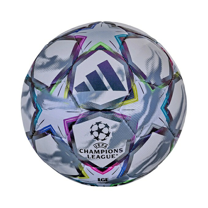 UEFAチャンピオンズリーグ2026-27シーズン リーグフェーズ 試合球レプリカ4号球モデル ■カラー：WH(ADF441W ホワイト) ■サイズ(実寸サイズ)：4号 直径(目安)20.5cm ※製品によって仕上りサイズに多少の誤差がありますのでご了承下さいませ ■素材：人工皮革 ■特長： ・競技ボールをはじめ様々なスポーツアイテムを提供するモルテンが、アディダスブランド(アディダスAG社)とのライセンス契約のもと、製造販売した商品です。 ・デザイン、カラーリング コンセプトは CHAMPIONS FIND THEIR LIGHT(チャンピオンたちは、自らの光を見いだす)。 霧に包まれたようなデザインが全体に配しらわれおり、UEFAチャンピオンズリーグのブランド、アイデンティティよりカラフルなカラーリングを採用。 ・製法/手縫い ・小学生 ・検定球 検索ワード：4号球 小学生 小学校用 キッズ 子供 ジュニア 子ども サッカー ボール ball 試合球 試合用 検定球 部活 クラブ
