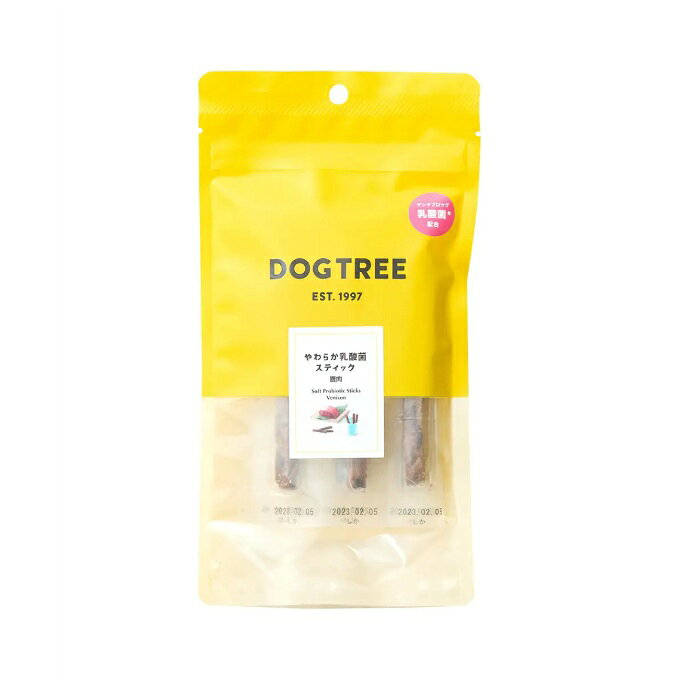 ドッグツリー DOGTREE 犬用 やわらか乳酸菌スティック 鹿肉 M6本 DOGTREE-0006 【...