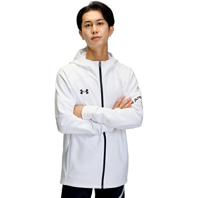 アンダーアーマー(UNDER ARMOUR) スポーツウェア ジャージ ジャケット メンズ UA二ット フルジップ ジャケット トレーニング 6015053-100