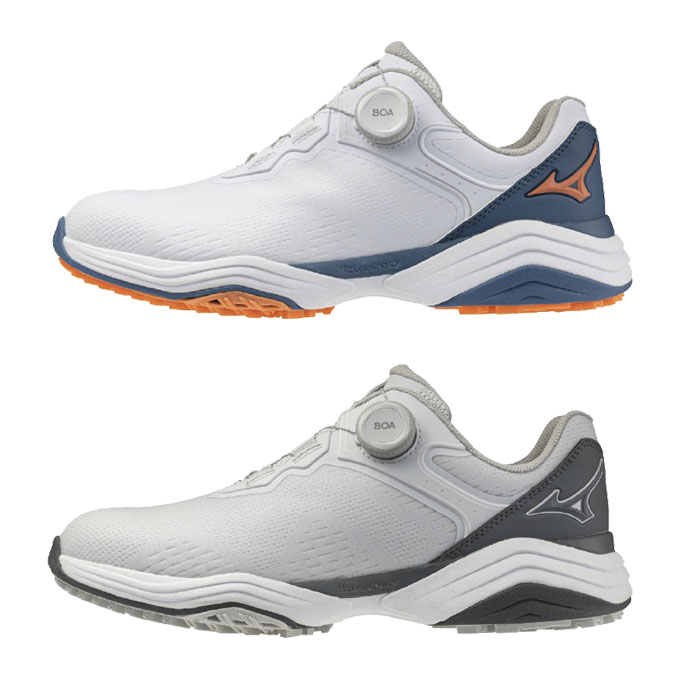 ミズノ(MIZUNO) ゴルフシューズ スパイクレス メンズ ミズノネオインパクト＋ エナジー ボア 防水 3E 51GM2681 【2026年モデル】