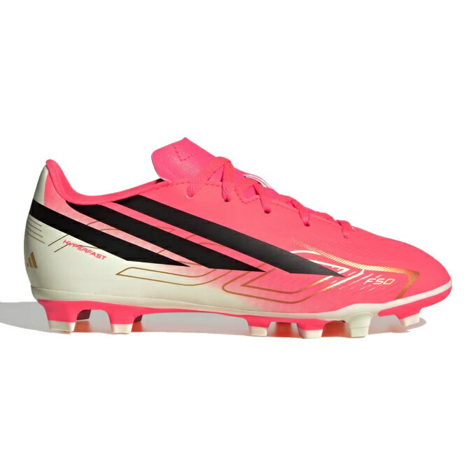 アディダス(adidas) サッカースパイク ジュニア F50 ハイパーファスト CLUB FGMG 天然芝 土 人工芝用 KK1307