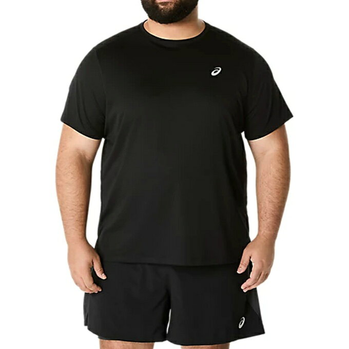 アシックス(asics) ランニングウェア Tシャツ 半袖 メンズ ランニングドライ半袖シャツ 2011D242-001