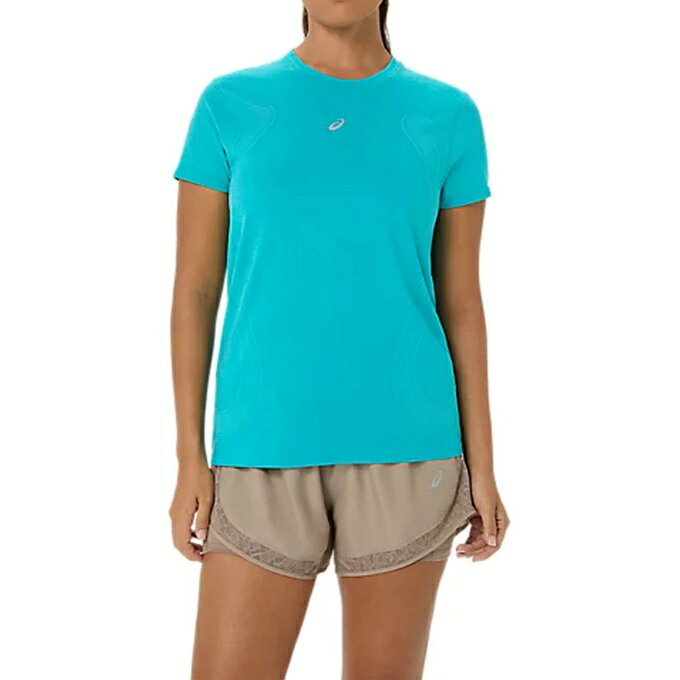 アシックス(asics) ランニングウェア Tシャツ 半袖 レディース ROADランニングシームレス半袖シャツ 2012D292-402
