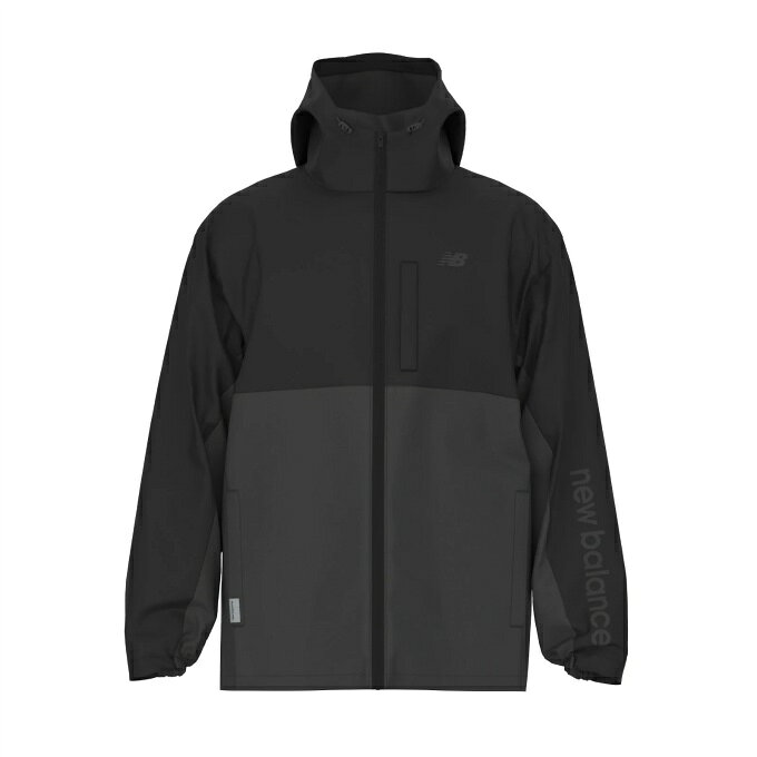 ニューバランス new balance ウインドブレーカー ジャケット メンズ ウーブントラックジャケット 裏トリコット起毛 MJ6237NQ-BK