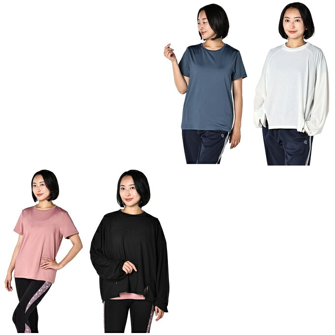 アンドライフ(&life) Tシャツ 長袖 レディース F DRY 2IN1 長袖機能T AL450102G21