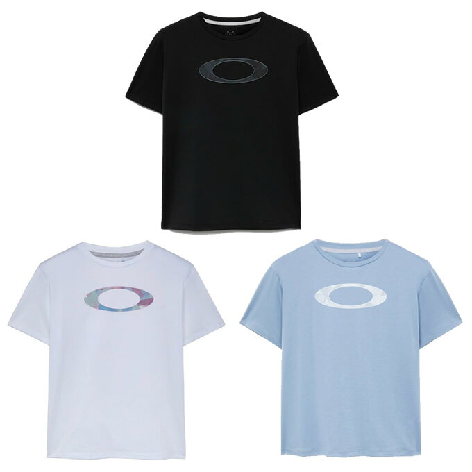 ■カラー： 021(Pitch Black) 100(White) 6BR(Agate) ■サイズ(cm)： S（US-XS） ( 身丈58、身幅46、肩幅42、袖丈17、裄丈38 ) M（US-S） ( 身丈60、身幅48、肩幅44、袖丈18、裄丈40 ) L（US-M） ( 身丈62、身幅50、肩幅46、袖丈19、裄丈42 ) O（US-L） ( 身丈64、身幅52、肩幅48、袖丈20、裄丈44 ) ※製品によって仕上りサイズに多少の誤差がありますのでご了承下さいませ。 ■素材：コットン94% ポリウレタン6% ■原産国：中国 ■機能： 紫外線保護UPF50+　吸汗速乾　ストレッチ素材使用 HYDROLIX(TM) 吸湿性、発散性、速乾性に優れ、涼しくドライで快適な状態を保ちます。オークリー独自のO Hydrolix(TM) モイスチャーマネジメントシステムが、パフォーマンスをサポートします。 検索ワード：スポーツウェア トレーニングウェア 半そで ショートスリーブ 機能Tシャツ