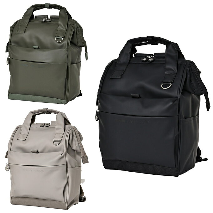 アネロ(anello) バックパック メンズ レディース 耐水 シーク 口金リュックR AGB5087 【ご自宅配送限定】‥