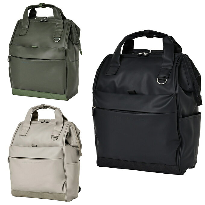 アネロ(anello) バックパック メンズ レディース 耐水 シーク 口金リュックL AGB5088 【ご自宅配送限定】‥