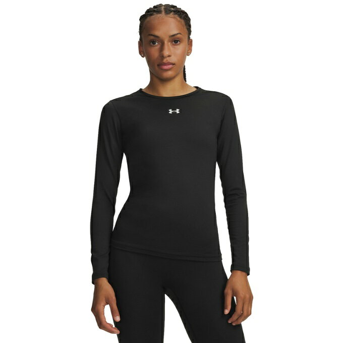 アンダーアーマー(UNDER ARMOUR) アンダーウェア 長袖 レディース UA COLDGEAR CREW 6013664-008