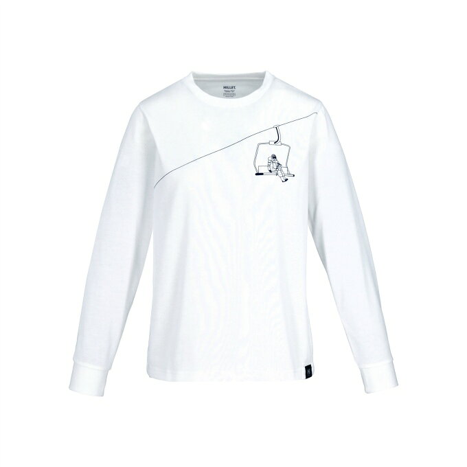 ジョークの効いた厚手ロングスリーブTシャツ ■カラー：FOGGY DEW ■サイズ：M(EU-S)、L(EU-M)、XL(EU-L) ■重量：304g(S) ■素材：ワイルドニット ポリエステル100% ■原産国：CHINA ■装備： ・厚手のポリエステル100%素材 ・ゆったり目のシルエット ・かいた汗を素早く拡散する優れた速乾性 ・襟裏と脇下に抗菌消臭効果のあるデオドラントテープを使用 ・着用感/REGULAR FIT(TM) 検索ワード：アウトドアウェア トレッキングウェア ロンT ロングスリーブ 長そで