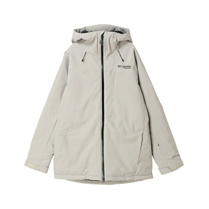 ■カラー：027GREY ( Flint Grey ) ■サイズ： M ( 胸囲/120.5cm、ゆき丈/92.5cm ) L ( 胸囲/131cm、ゆき丈/95cm ) XL ( 胸囲/141cm、ゆき丈/98cm ) ※製品によって仕上りサイズに多少の誤差がありますのでご了承下さい。 ■素材： シェル/リバウンドストレッチ ( ポリエステル100% ) 裏地/ポリエステル100% 中わた/マイクロテンプXF II ( リサイクルポリエステル85%、ポリエステル15% ) 裏地袖部分/ナイロン100% ■機能： ・OMNI-TECH ・OMNI Heat Infinity ・Critically seam sealed ・Insulated ・Underarm Venting System ・風の浸入を防ぐ衿のドローコード ・キークリップ ・PFAS Free ■特長： ・フィッティング/ACTIVE_international ・着丈/84.0cm ( Mサイズ ) ・コロンビア独自の防水透湿機能「オムニテック」/雨や雪を防ぎつつ、内側の湿気を逃がす防水透湿素材。主要な縫い目にはシームシール加工を施し、さらなる防水性を確保。 ・コロンビア独自の熱反射保温機能「オムニヒートインフィニティ」/ゴールドの裏地が体の熱を反射し暖かさをキープ ・快適なストレッチ素材 ・裾周りに調節機能が付いたフード ・ヘルメット対応フード ・隠しコードロック式フード調節システム ・調節可能なスナップバックパウダースカート ・ジッパー付き胸ポケットとハンドポケット ・スキーパスポケット ・ゴーグルポケット ・ジッパー付きハンドポケット ・調節可能な袖口 ・ドローコードで調節可能な裾 ・ドロップテール ■原産国：バングラデシュ 検索ワード：スノーボードウェアジャケット ウインタースポーツ 雪山スポーツ スノーアクティビティ 冬スポーツ スポーツジャケット トレーニングジャケット
