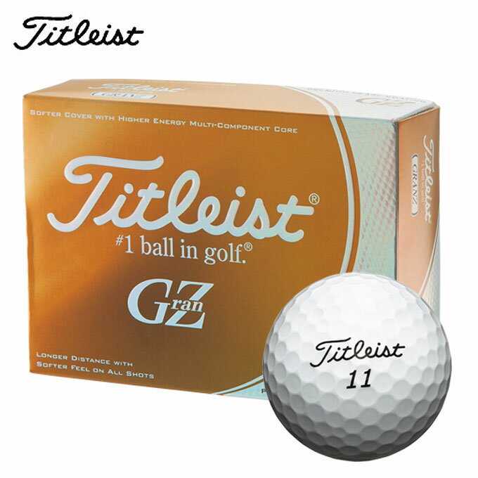 タイトリスト ゴルフボール 1ダース 12個入 グランゼ GRNZ TITLEIST