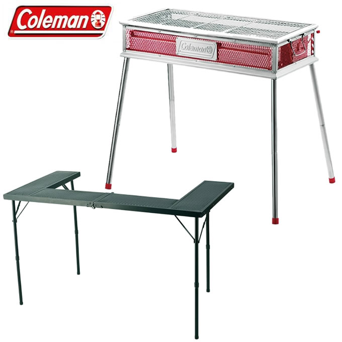 コールマン バーベキューコンロ セット クールスパイダープロ L レッド 2000010394 + VP160409F01 Coleman