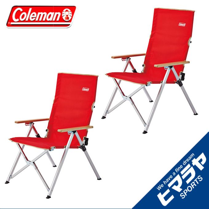 コールマン アウトドアチェア2点セット レイチェア レッド 2000026744 Coleman