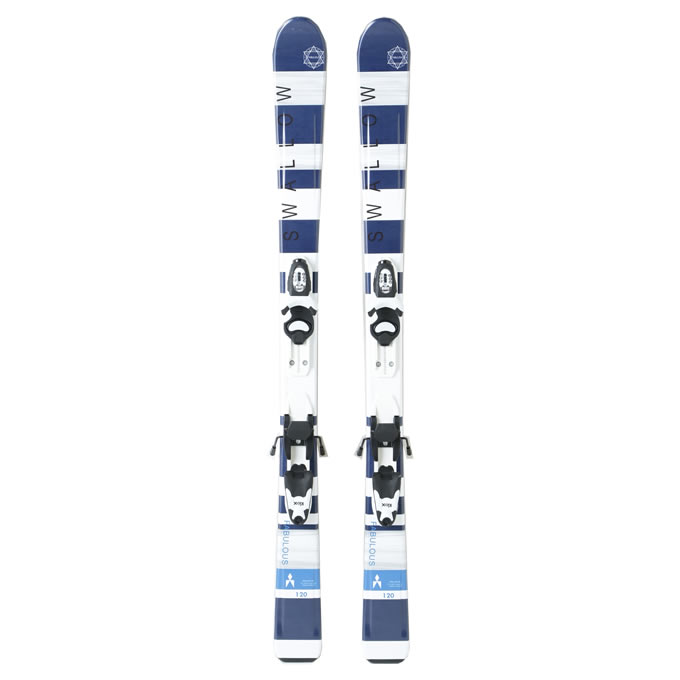 スワロー Swallow ジュニア スキー板 セット金具付FABULOUS JR + KID X WB スキー板+ビンディング