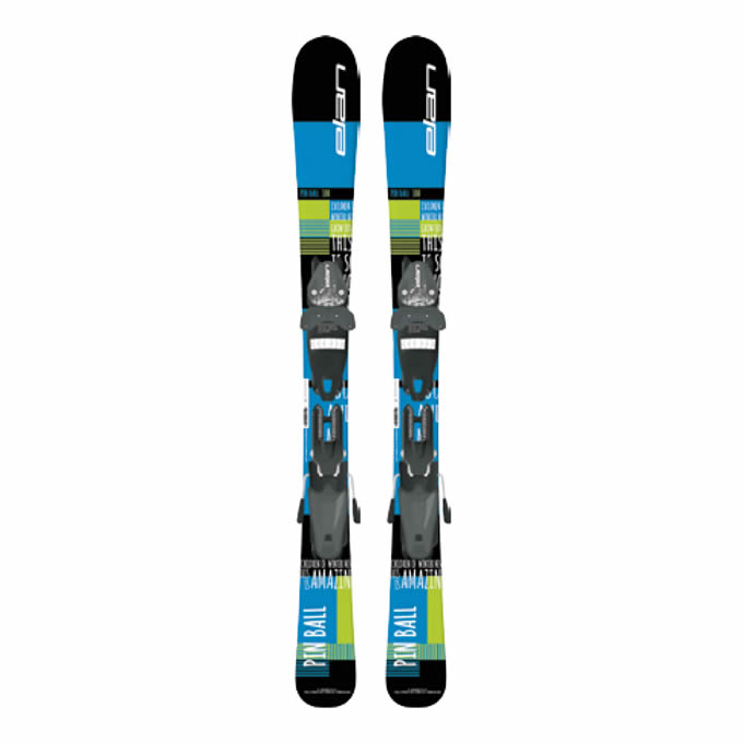 エラン ELAN ジュニア スキー板 セット金具付 PINBALL TEAM QS + EL 4.5 AC スキー板+ビンディング