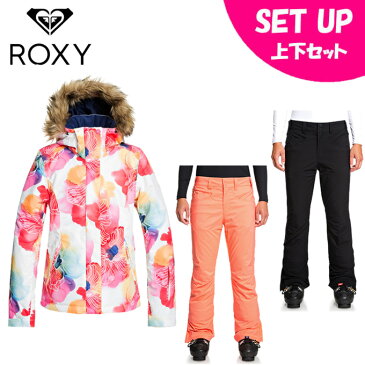 ロキシー ROXY スノーボードウェア 上下セット レディース JET SKI JK ジェット スキー+SYMBOL SKI PT シンボル スキー ERJTJ03205+ERJTP03096