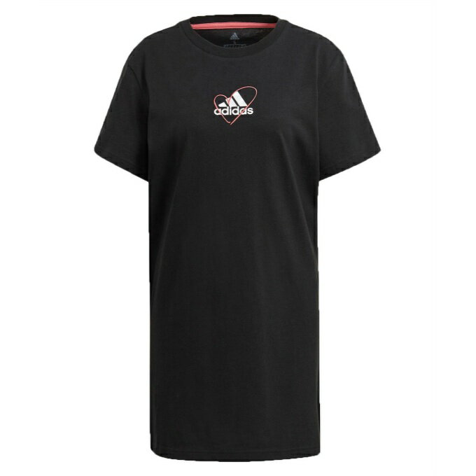 アディダス 半袖Tシャツ タイツ セット レディース ロゴ Tシャツワンピース+W ESS 3ストライプス コットンタイツ GJ6523 JKW67+GL0723 28881 adidas