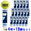 バボラ Babolat 硬式テニスボール 18個 セット チーム オール コートX 4 502081