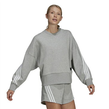 アディダス スウェットウェア上下セット レディース スリーストライプス スウェットシャツ+レギュラーフィットパンツ HD8995 LOR06+H57312 Y7724 adidas