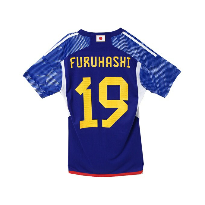アディダス サッカー 日本代表 2022 ホーム レプリカ ユニフォーム 半袖 背番号 19 マーク有り HF1845 メンズ レディース adidas格安セール サッカー 用品 セール