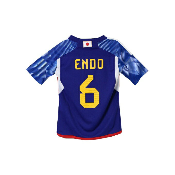 アディダス サッカー 日本代表 2022 ホーム レプリカ ユニフォーム 半袖 背番号 6 マーク有り HC6299 ジュニア adidas通販 サッカー 用品 セール