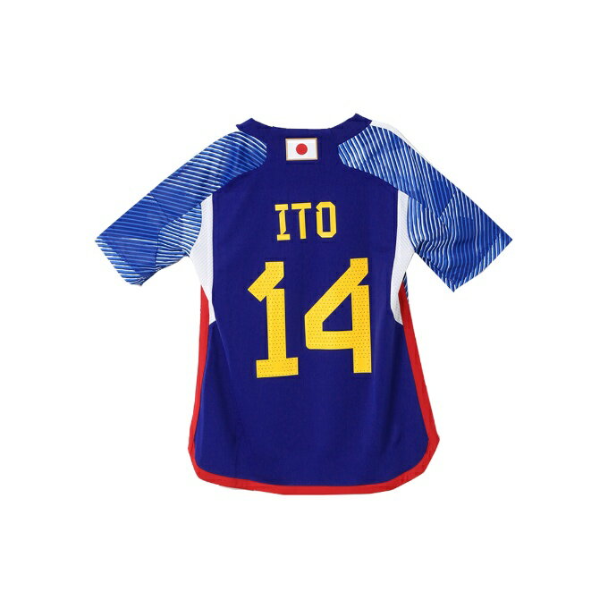 アディダス サッカー 日本代表 2022 ホーム レプリカ ユニフォーム 半袖 背番号 14 マーク有り HC6299 ジュニア adidas格安セール サッカー 用品 セール