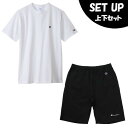 エントリーでポイント最大10倍&10%クーポン!〜9/11 1:59|チャンピオン Champion 半袖Tシャツ ハーフパンツ セット メンズ ショートスリー...