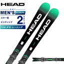 ヘッド HEAD スキー板 デモ レーシング メンズ SUPERSHAPE MAGNUM +PT PR13GW 313304 板+ビンディング 【24-25 2024-2025】