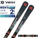 フォルクル スキー板 オールラウンド メンズ PEREGRINE 72 BL/RD/RM 11GW 板+ビンディング Volkl 【24-25 2024-202...