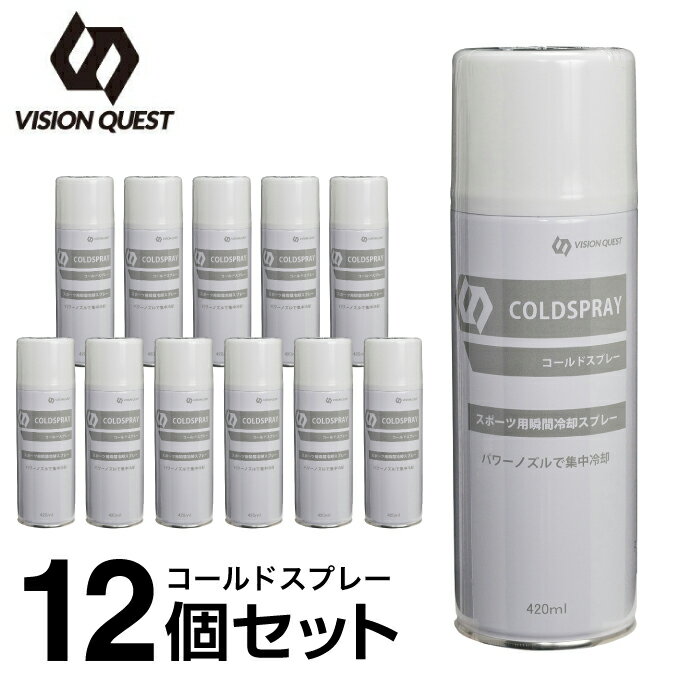 【12本セット】 コールドスプレー 420ml 冷却スプレー VQ580205G01 ビジョンクエスト VISION QUEST ア...