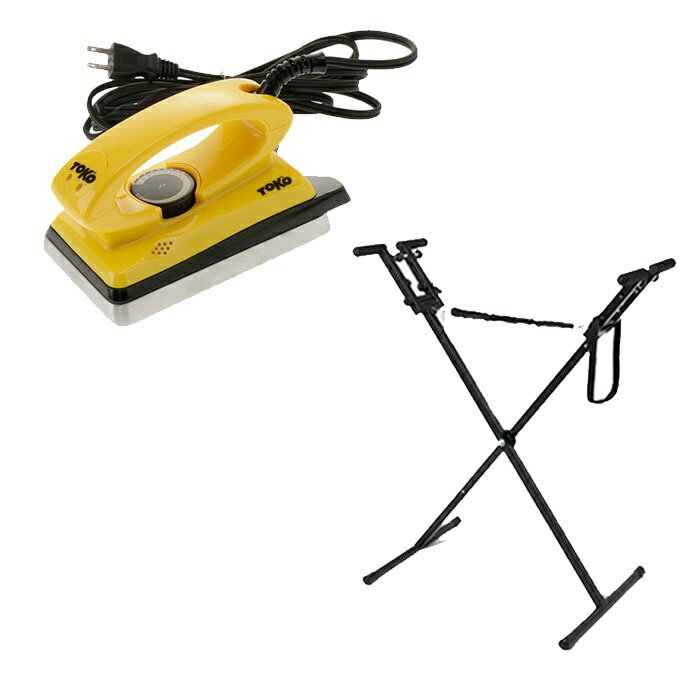 【全品対象最大10%OFF!11/20 20:00〜11/27 1:59】トコ TOKO チューンナップ用品 T8アイロン+ワックススタンド2点セット 5547183+DBS-WS1602 ワクシング ホットワックス アイロンセット