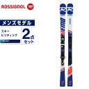 【ポイント5倍 3/2 9:59まで】 ロシニョール ROSSIGNOL スキー板 セット金具付 メンズ スキー板+ビンディング DEMO ALPHAPLUS Ti KNC +SPX12