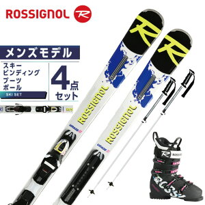 ロシニョール ROSSIGNOL スキー板 オールラウンド 4点セット メンズ SUPER VIRAGE 2+XPRESS11+VIRAGE 105 SC+FREE X AL スキー板+ビンディング+ブーツ+ポール