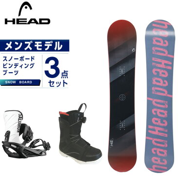 ヘッド HEAD スノーボード 3点セット メンズ ボード+ビンディング+ブーツ WISE + RHYTHM BK/WHT +ANCHOR BOA