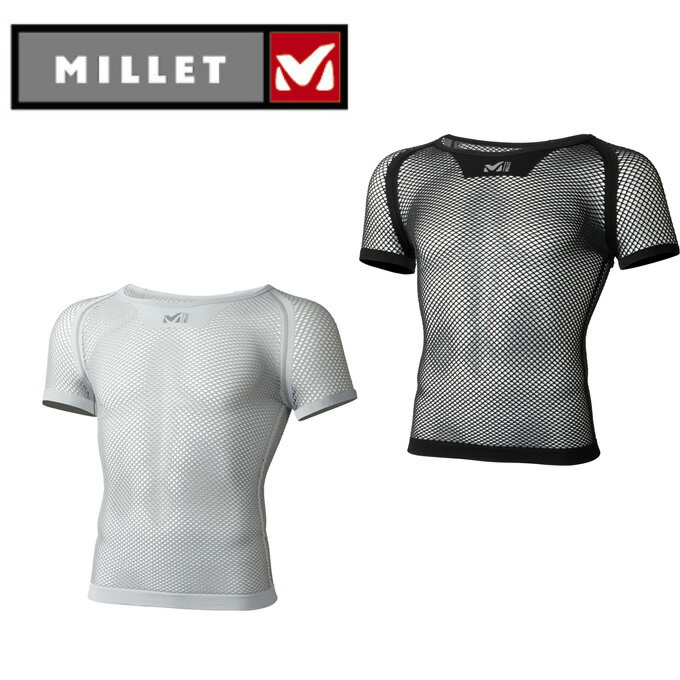 ミレー MILLET アンダーシャツ メンズ レディース DRYNAMIC MESH SS ドライナミック メッシュ ショート スリーブ クルー MIV01566od