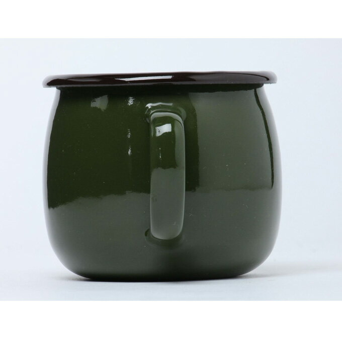 【8/1(日)0:00-8/11(水)1:59 まとめ買いクーポン発行中】 キャプテンスタッグ CAPTAIN STAG 食器 マグカップ ホーロー オリーブグリーン UH-0505 od通販格安セール情報　楽天　通販