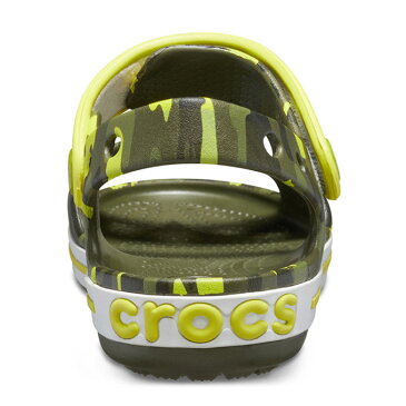 クロックス サンダル ジュニア crocband seasonal graphic sandal kids クロックバンド シーズナル グラフィック サンダル キッズ 205765-738 crocs od