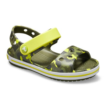 クロックス サンダル ジュニア crocband seasonal graphic sandal kids クロックバンド シーズナル グラフィック サンダル キッズ 205765-738 crocs od