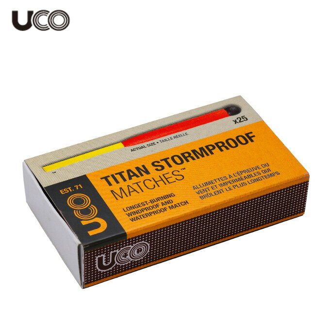 ユーシーオー UCO タイタン ストームプルーフマッチ 24163 od